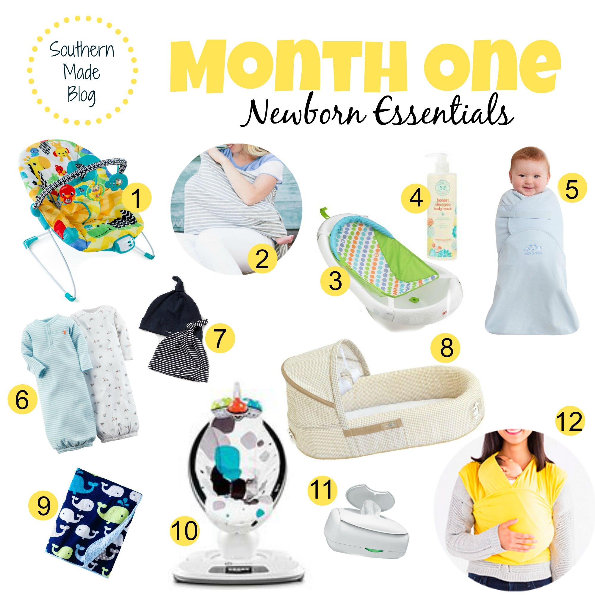 Month One Newborn Essentials + Giveaway