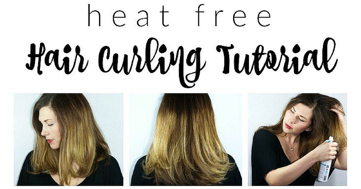 Heat Free Hair Curling Tutorial Southern Made Blog