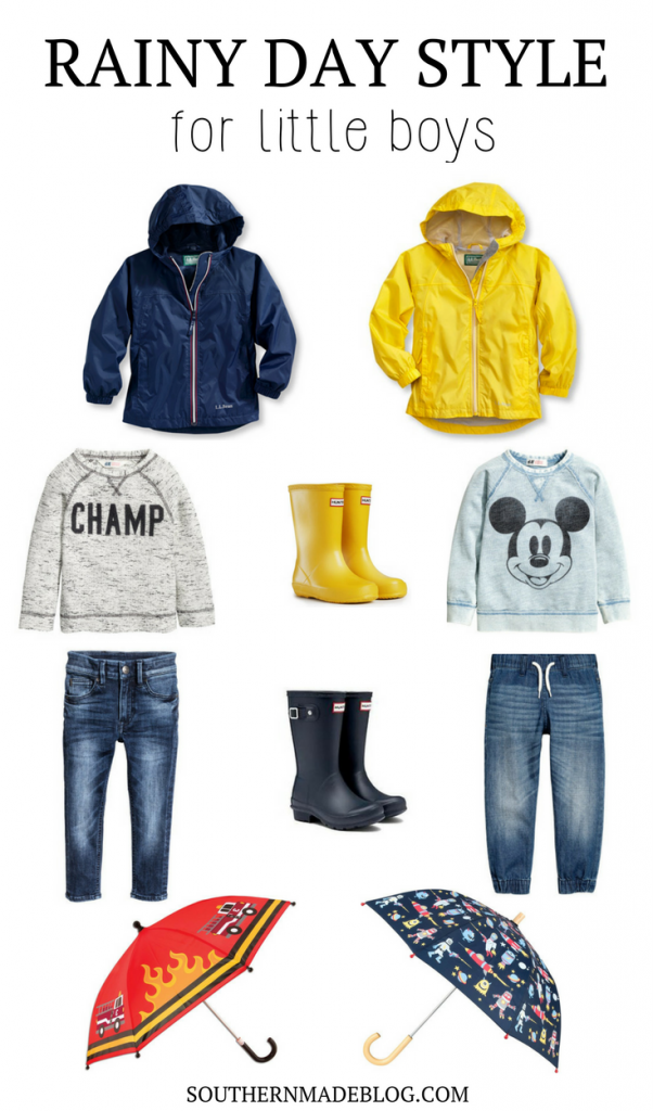 Rainy Day Style for Little Boys